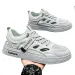 Men's White Summer Hollow Out Hole Breathable Casual Water Shoes Student Sandals Men's_vogvips.com
