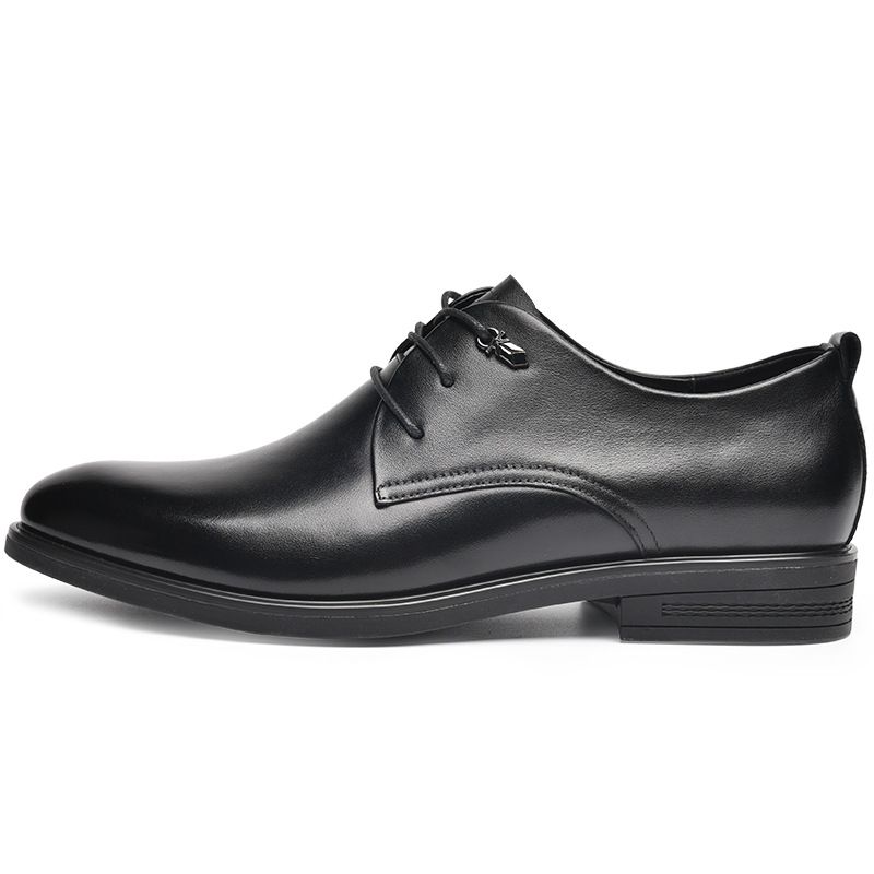 Golden Monkey 2025 New Genuine Leather Business Dress Spring Breathable British Lace Up Men's Wedding Shoes_vogvips.com