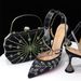 Women's Shoes Classic And Versatile Black Women's Pointed Shoes With Diamond Handbags And French Small Square Box Bags_vogvips.com