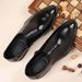 Men's business dress cowhide men's shoes Soft-soled casual shoes pointed leather men's shoes high-end_vogvips.com