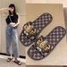 Crown Slippers For Women Summer Outwear Korean Edition Instagram Popular Fairy Style Student_vogvips.com