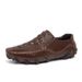 Crocodile Pattern Business European Style Men's Octopus Driving Shoes High-end Genuine Leather Casual Loafers_vogvips.com