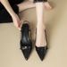 French-style Pointed-toe Patent Leather Closed-toe For Women, 2024 New Model, Fairy-style Retro Versatile Stiletto_vogvips.com