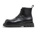 European Warm Series MRA Thick-Soled Martin Men's British Style Round Toe Chunky Short High-Top Derby Shoes Work Leather Boots_vogvips.com