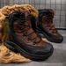 Tactical Boots Men's Outdoor Hiking Boots Combat Boots High-quality Wear-resistant Thick Sole_vogvips.com