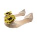 2022 Fashionable Summer Breathable Sweet Beach Shoes Waterproof Transparent Plastic Crystal Dogwood Flower Jelly Sandals_vogvips.com