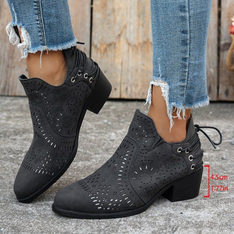 ShoeVault Cross-Border Foreign Trade Plus Size Fashion 2024 Autumn New Elegant European And American Style Furry Round Toe Low_vogvips.com