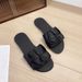 Summer Outdoor Wear Large Size Flat Round-toe For Women 2025 New Fashion Casual Simple Pleated Sandals_vogvips.com
