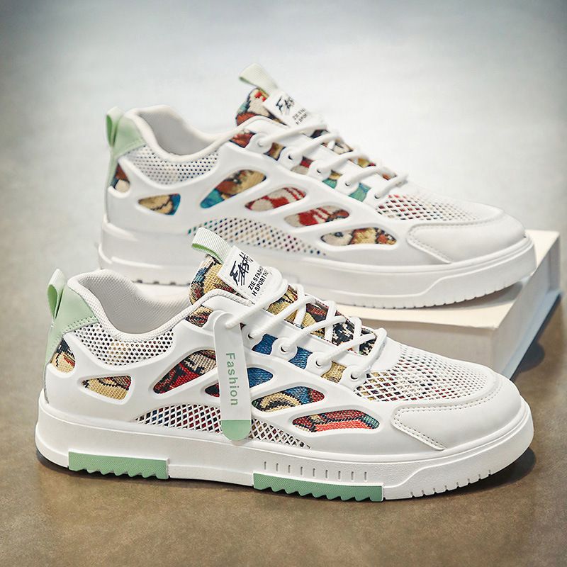 Men's New Summer 2024 Canvas Niche Design, Versatile Men's Board Shoes, Trendy Brand Sports And Casual Small White Shoes_vogvips.com