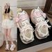Women's Parisian Bow Platform Chunky Shoes Mesh Breathable Low Top Casual Sports Summer New Style 2026_vogvips.com