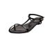 MTX Grape Mom Style Elegant Wedge Pointed Personality High Heel One Strap Open Toe Buckle Sandals For Women_vogvips.com