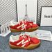 2025 Autumn New Genuine Leather Beaded German Training Shoes For Women, Casual Versatile Color-Block Forrest Gump Shoes,_vogvips.com