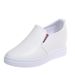 Dad 2022 Spring/Summer New Trendy Shoes Leather Versatile Comfortable Casual Sports Height Increasing White Sneakers For_vogvips.com