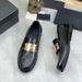 Spring Summer Men's First Layer Cowhide Loafers Round Toe Metal High-end Business Genuine Leather Casual Shoes With A_vogvips.com