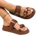 2025 Summer New Thick-Soled Slip-On Double-Strap Peep-Toe European American Fashion Versatile Beach Sandals And Slippers_vogvips.com