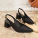 Women's sandals with pointed satin back strap wrapped back_vogvips.com