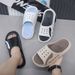 New Summer Fashionable EVA One Line Slippers Casual Wear, Anti Slip Beach Sandals For Men_vogvips.com