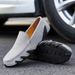 Men’s Shoes Hand Sewn Men's Shoes Casual Genuine Leather Slip On Men's Shoes Doudou Sewing Shoes_vogvips.com