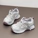 Women's Thick-soled Dad Shoes, 2026 Spring New Model, Genuine Leather Mesh Breathable Versatile Height-increasing Sports_vogvips.com