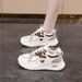 Retro Thick-Soled Leather Sneaker For Women, 2026 Autumn New Lace-Up Running Shoe, College Style Veratile Caual_vogvips.com