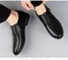 First Layer Soft Sole Soft Leather Shallow Mouth Foot Cover Men's Shoes Men's Casual Single Shoes_vogvips.com