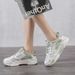 Women's Flat Sandals With Baotou Toe Cap, 2024 New Summer Thin Dad Sh, Thick Bottom, Hollow Breathable Mesh Sports_vogvips.com