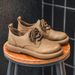 Euro Step New Men's Casual British Style Big Toe Soft Sole Low Top Fashion Versatile Martin Boots Leather Shoes For Men_vogvips.com