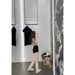 Cowhide Edition~ White Moonlight Boots Small Fragrant Wind Round Head Flat Bottom Boots Knight Boots Women's Tall Pants Boots_vogvips.com