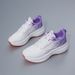 White Sneakers Casual Spring And Autumn Mesh Breathable Running Comfortable Versatile Women's Sports Shoes_vogvips.com