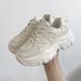 2023 Summer New Thick-Soled Breathable Single-Layer Platform Dad Sneakers Sports Ultra-High Heel Kitten Leg White Shoes_vogvips.com