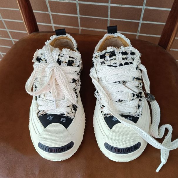 () Wu Jianhao's Same Changing Big Toe Shoes, 2025 New Version With Sponge Sole And Lace Up For Couples, Color Blocked_vogvips.com