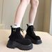 Martin For Women, Single 2025 Autumn And Winter New Style, Thick Sole, Super Stylish, Petite Short Boots, Workwear_vogvips.com