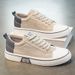 Canvas Men's 2026 New Summer Breathable Casual Low-Top Sneakers Thick-Soled Wear-Resistant Sports Work Trendy Shoes_vogvips.com