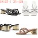 Women's Shoes New Summer Rhinestone Strappy High Heeled Sandals For Women, Versatile, Stylish, Chunky Heel, Plus Size._vogvips.com