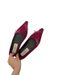 French Pointed Single For Women In Autumn And Winter 2025 New Style Woolen Fabric Niche Bow Grandmother Scoop Shoes_vogvips.com