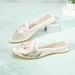 Women’s Shoes Summer New Embroidered Mesh Flat Slippers For Home Soft Pointed Breathable And Comfortable Ethnic Style Slippers For Women_vogvips.com