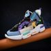 TerraStride Summer Men's Trendy Size 46 Breathable Mesh High-top Sneakers Color-blocking Dad Casual Shoes_vogvips.com
