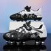 Summer breathable Velcro football shoes lace-free_vogvips.com
