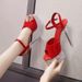 190-A52 European American Trendy High Heels 15CM Nightclub High-heeled Sandals Women's Shoes For Runway Shows And Pole_vogvips.com