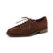 DIMANYU Real Leather 2025 Spring New Lace-Up Single Female Thick Heels Plus Size Women's Oxford Shoes_vogvips.com