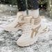 Winter Thick Velvet Snow Boots Women 2023 New Casual Beige High Top Cotton Cross Border Large Size Outdoor Sports Shoes_vogvips.com