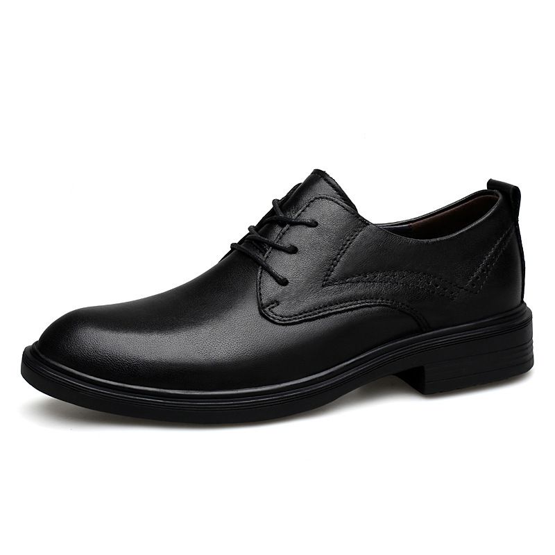 Casual Dress Leather Shoes Men's Shoes Inner Height Increase Single Shoes Thick Sole Height Increase Shoes Casual Suit Shoes_vogvips.com