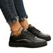New Round Toe Solid Color White Casual Single Shoes, Trendy Plus Size Women's Shoes_vogvips.com