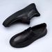Euro Step Autumn Versatile Trendy Slip-On Casual Leather Shoes Men's One-Piece Lazy Loafers_vogvips.com