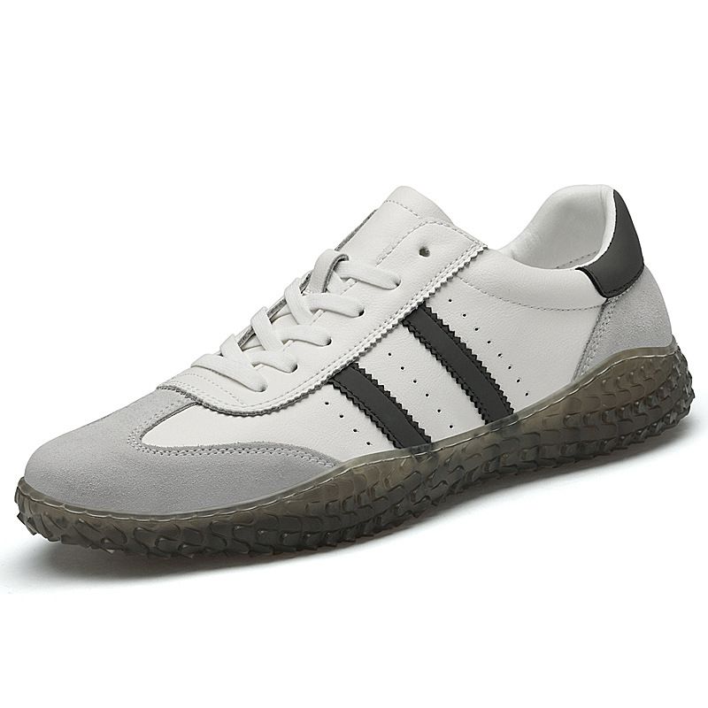 Four Transparent Shoes Soft Sole Casual Shoes Breathable Board Shoes Men's Sports Shoes Flat Baseplate Shoes_vogvips.com