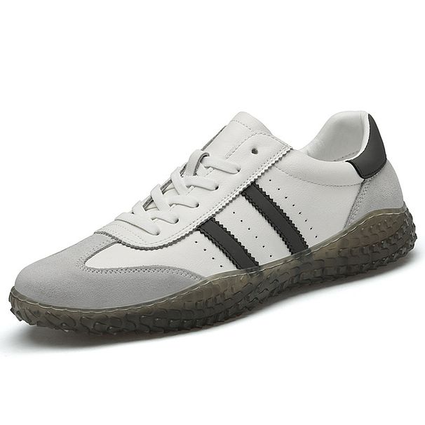 Four Transparent Shoes Soft Sole Casual Shoes Breathable Board Shoes Men's Sports Shoes Flat Baseplate Shoes_vogvips.com