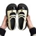 Fashionable And Versatile Camellia Metal Flower Mary Jane For Women, 2026 Spring, Thick-soled, Height-increasing,_vogvips.com