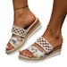 Women's Shoes High Heeled Slippers For Women New Large Size 43 Rope Bottom Thick Bottom Fish Mouth Sandals For Women_vogvips.com