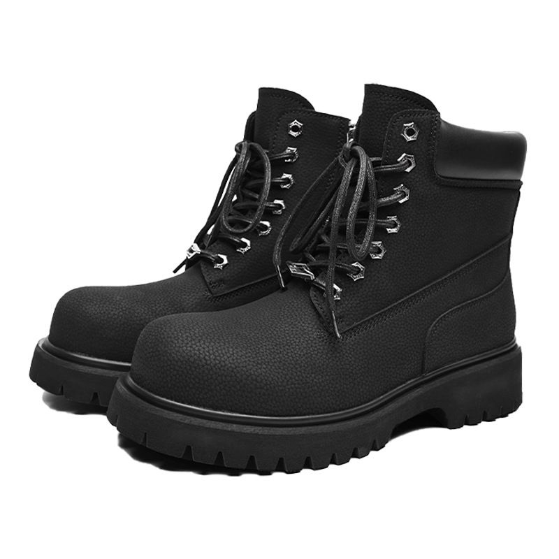 Outdoor Hiking And Leisure Martin Boots Retro Thick-soled Heightening Tooling Boots Men's Boots_vogvips.com