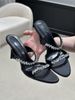 Women's Rhinestone Strappy High Heeled Sandals Stiletto Heel Open Toe Summer Versatile Elegant Fairy Shoes_vogvips.com